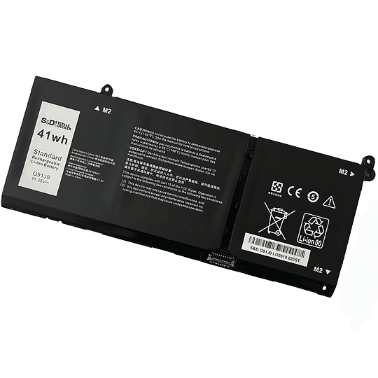 Batería Steelle & Decker G91J0 para Laptop Dell | Garantía 1 Año