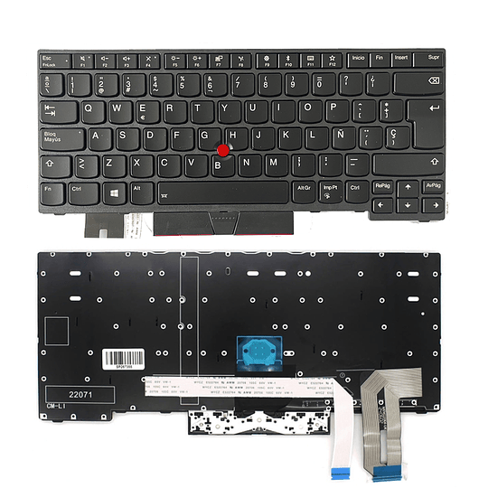 Teclado Retroiluminado Lenovo ThinkPad E480 T480S L480 E485 L380 (L380 Yoga) T490 E490con Garantía