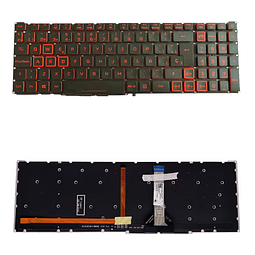 Teclado Acer Nitro 5 AN515-55 AN515-57  para juegos RGB  PH315-54/55