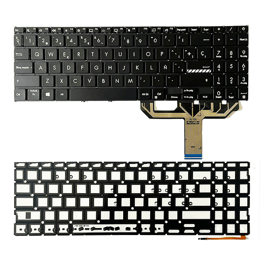 Teclado para Laptop ASUS VivoBook X1605 / X1605EA / X1605E – Alta Calidad, Máxima Durabilidad y Ajuste Perfecto