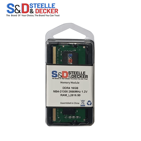 Memoria RAM DDR4  8GB  2666MHz  Steelle & Decker Confiable 