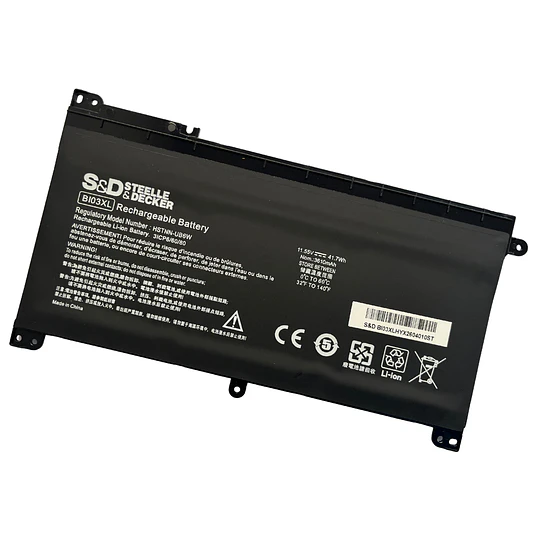 Batería HP BI03XL Steelle & Decker | Pavilion x360 13-U y Stream 14-AX | Alta Calidad