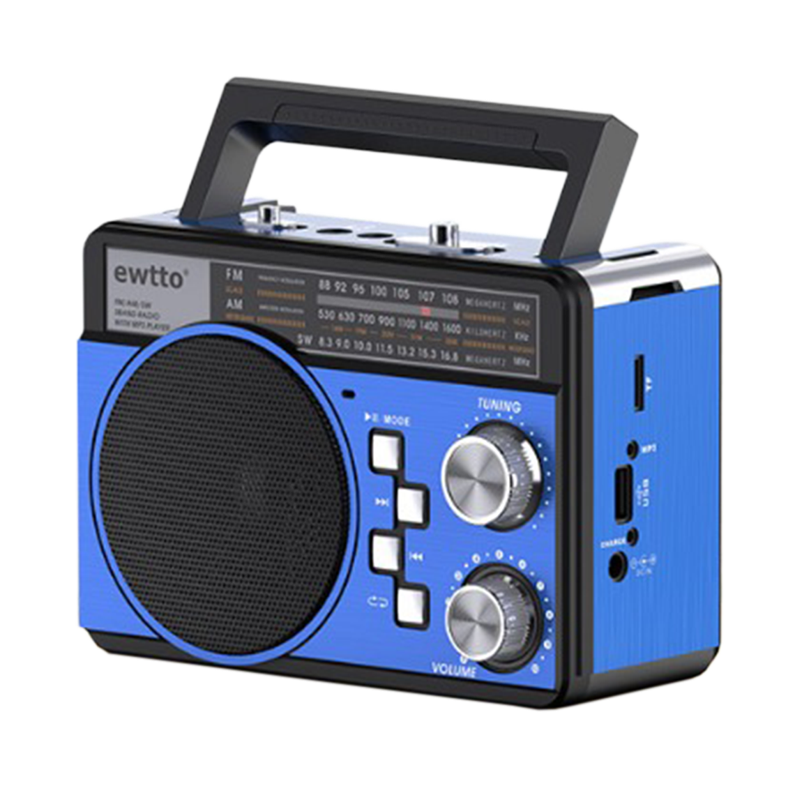 Radio 3 Bandas con Linterna 1