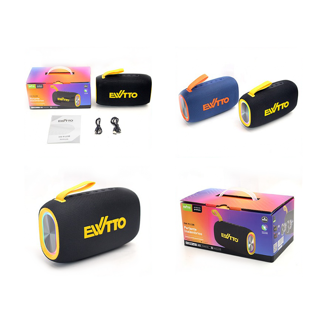 Parlante RGB Portátil 2