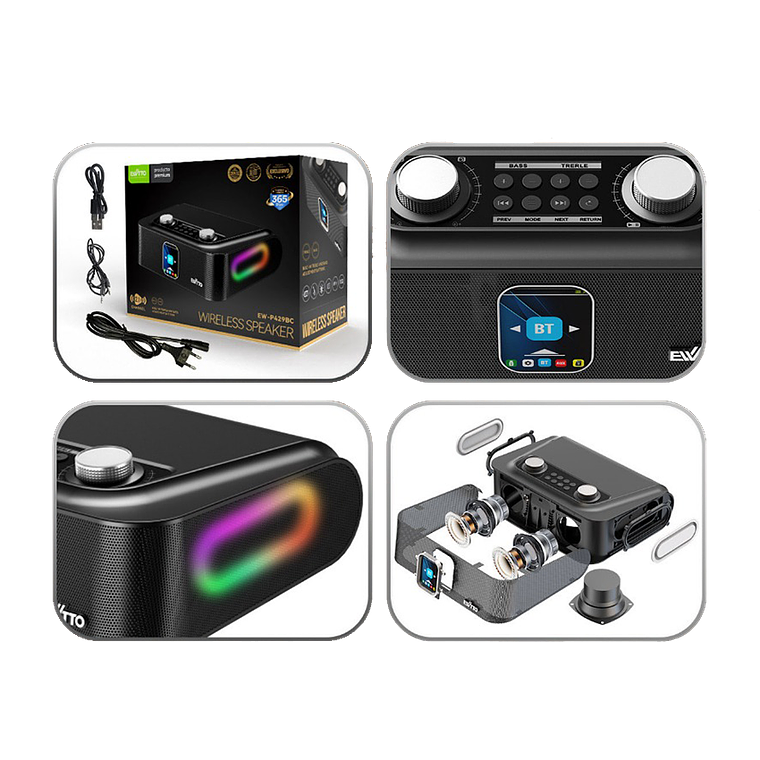 Parlante 70W con Pantalla 2