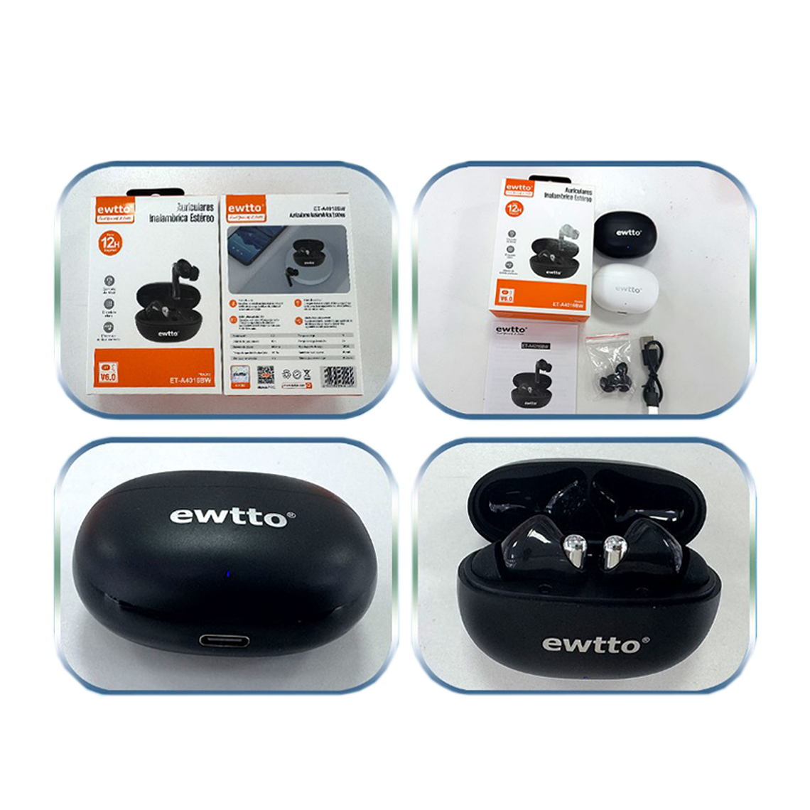 Audífonos TWS BT 6.0 2