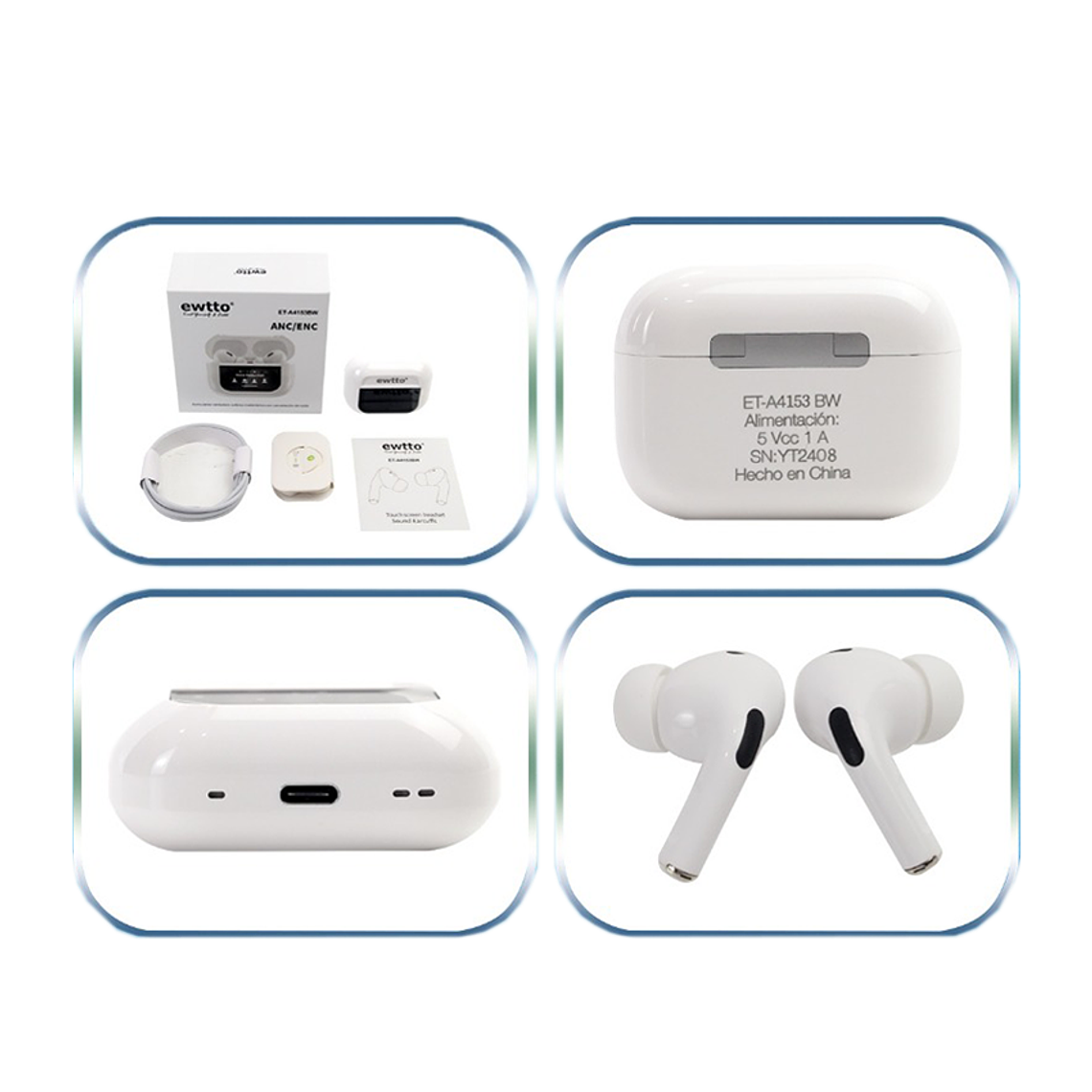 Audífonos con Pantalla Táctil 2