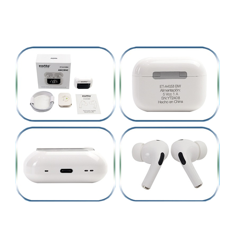 Audífonos con Pantalla Táctil 2