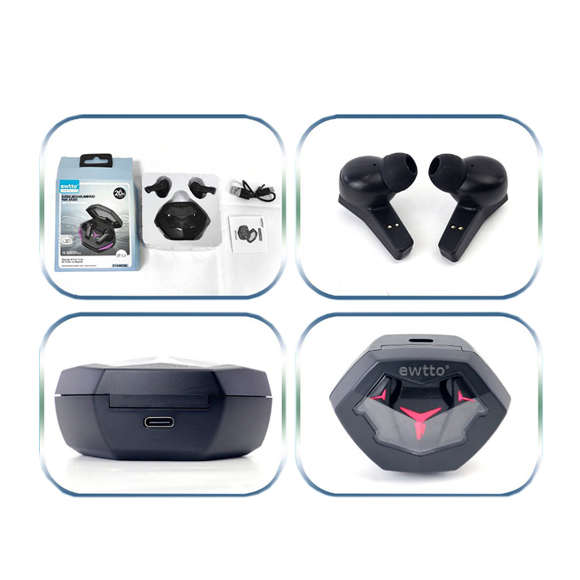 Audífonos TWS Gamer Hexagonal 2