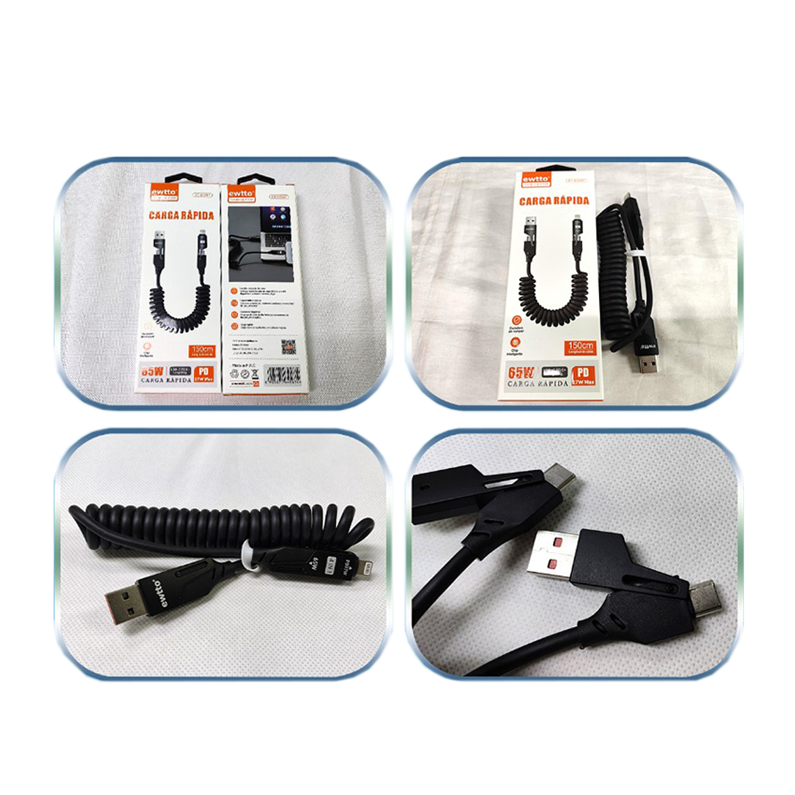 Cable resorte 4 en 1 2