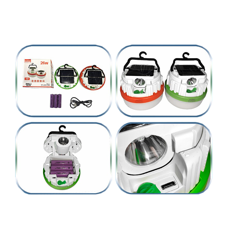 Lámpara Solar Camping 2