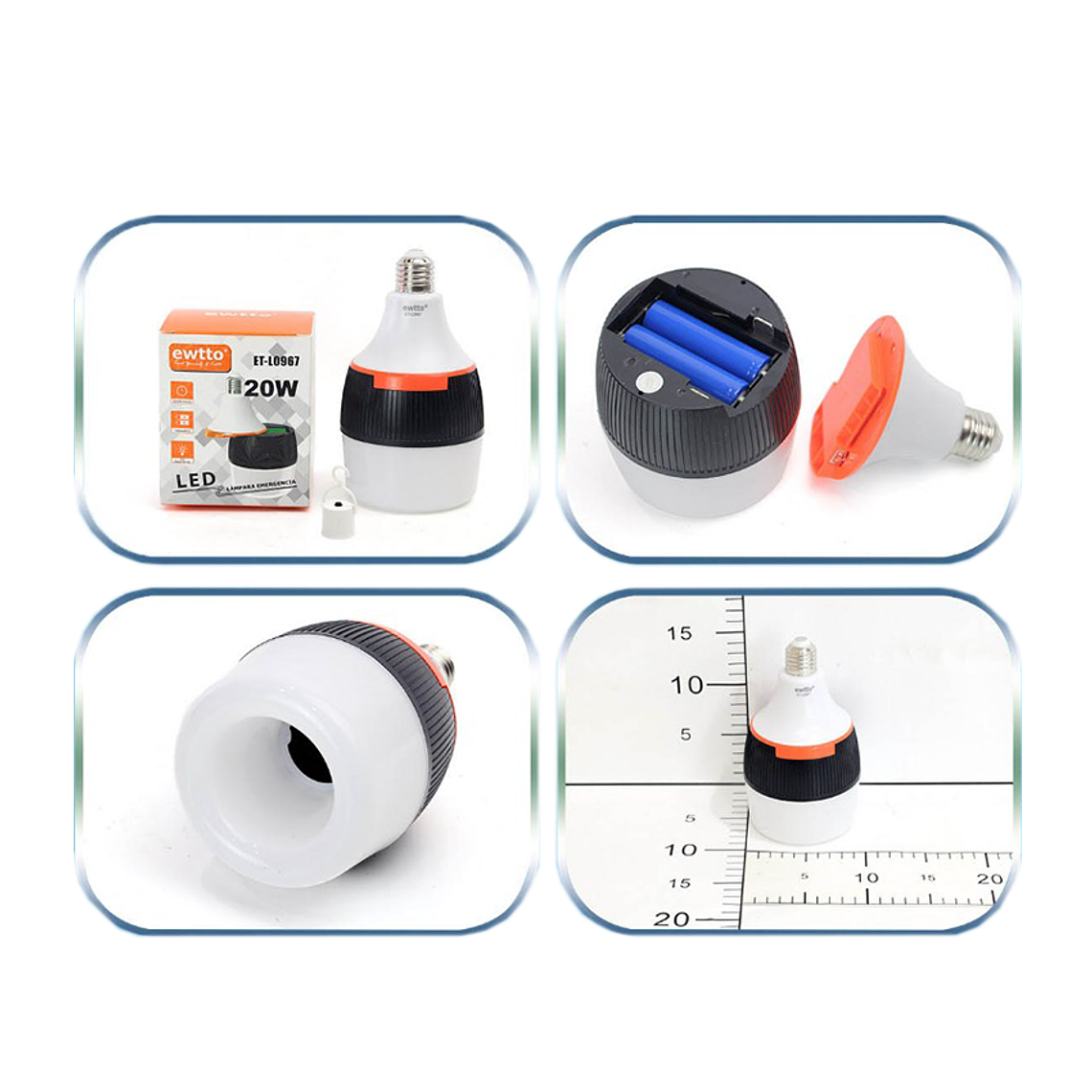 Bulbo Emergencia 40W 2