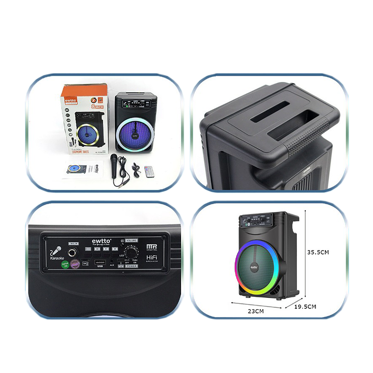 Parlante Karaoke 8