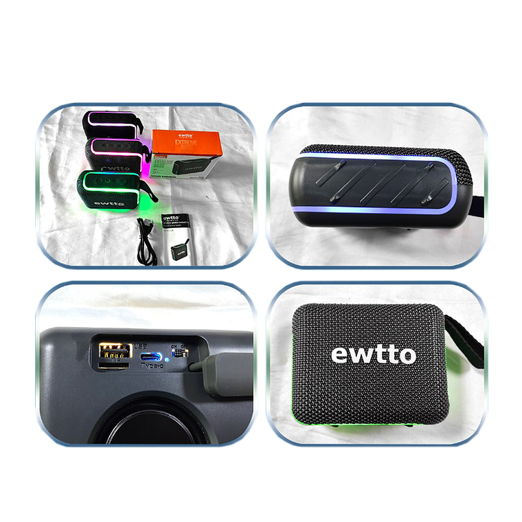 Parlante Rectangular RGB 2