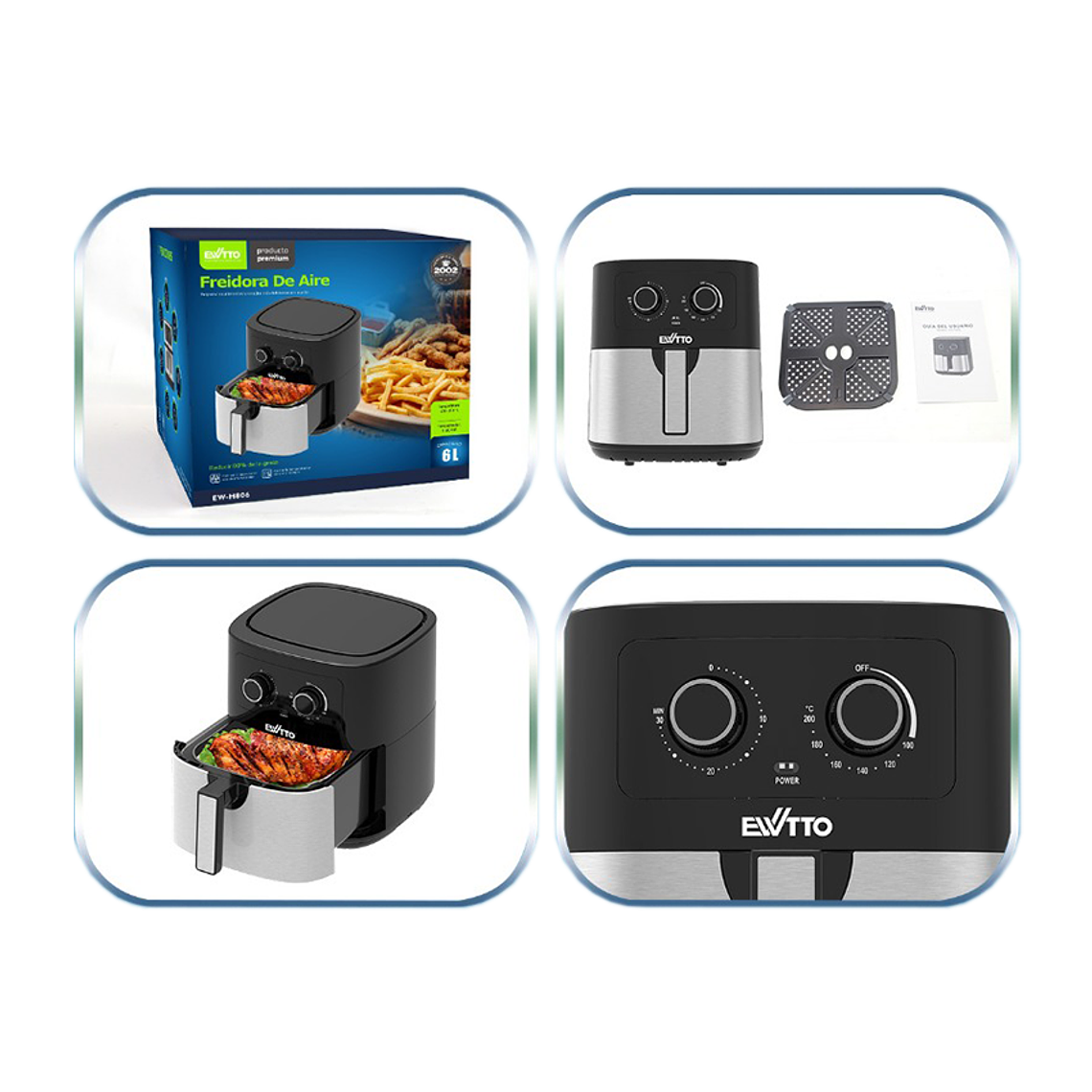 Freidora de Aire 6L 2