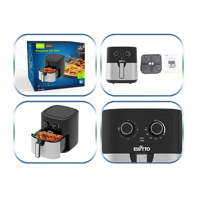 Freidora de Aire 6L 2