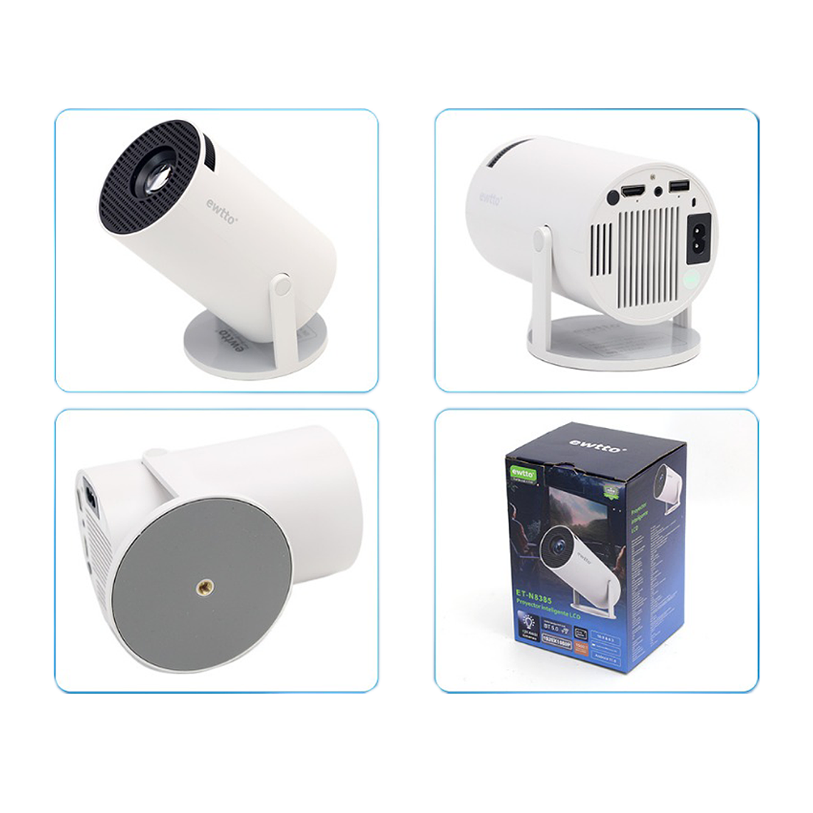 Proyector Inteligente 1080P 2