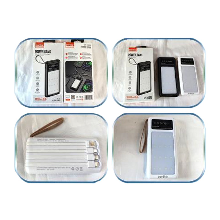 Batería Portátil Lampara 10000mAh 2