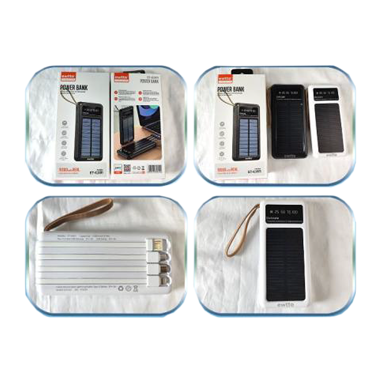 Batería Portátil Carga Solar 10000mAh 2