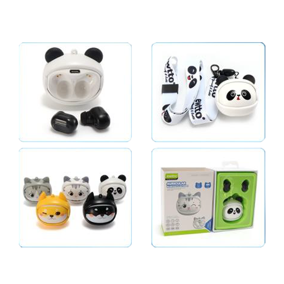 Auriculares Bluetooth Estéreo Panda 2