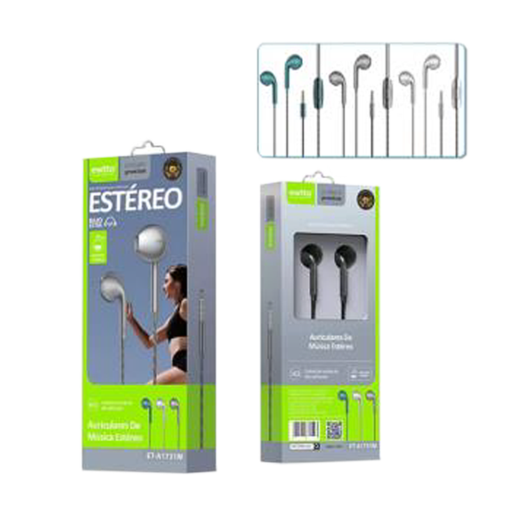 Auriculares alámbricos estéreo 1