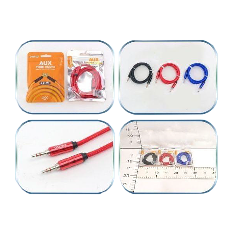 Cable auxiliar 1mt 3.5mm 2