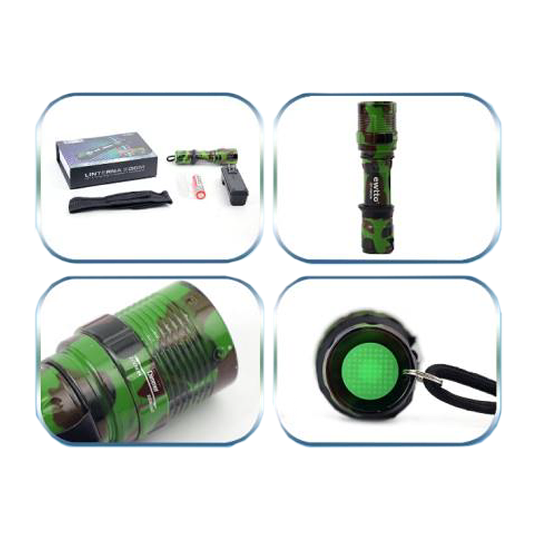 Linterna recargable 1200 mAh 2