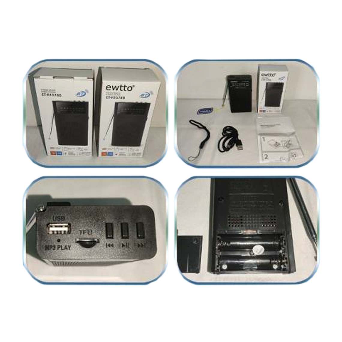 Radio portatil AM/FM 2