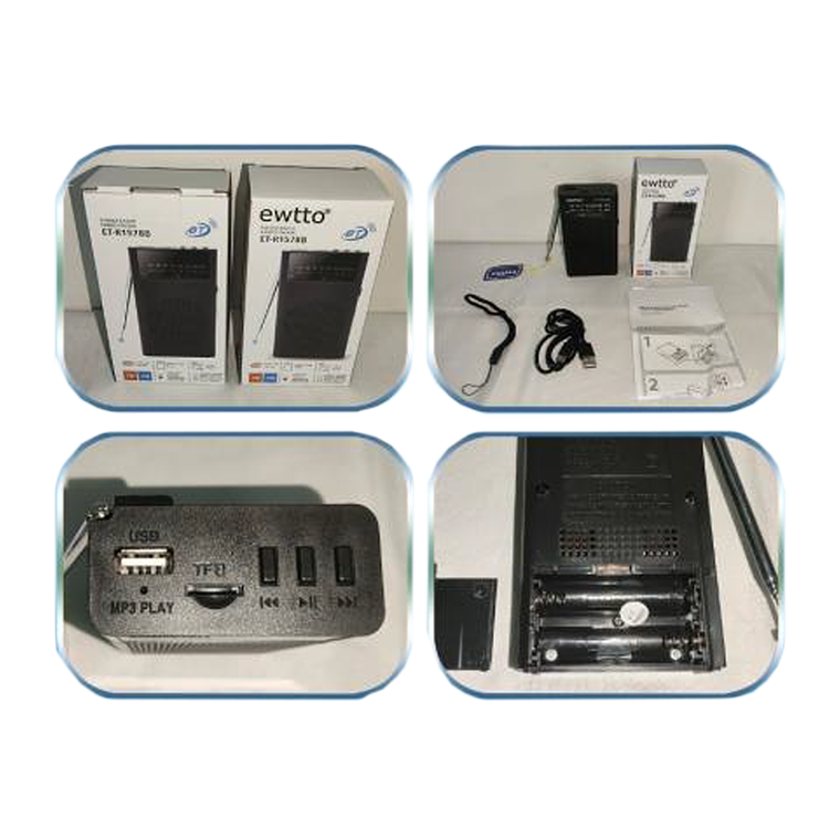 Radio portatil AM/FM 2