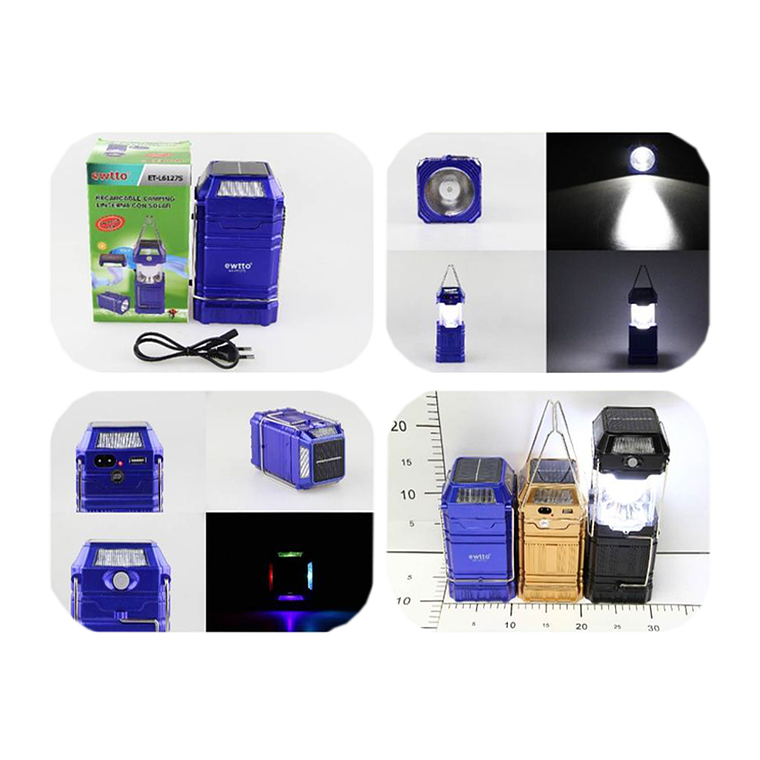 Lampara camping solar 2