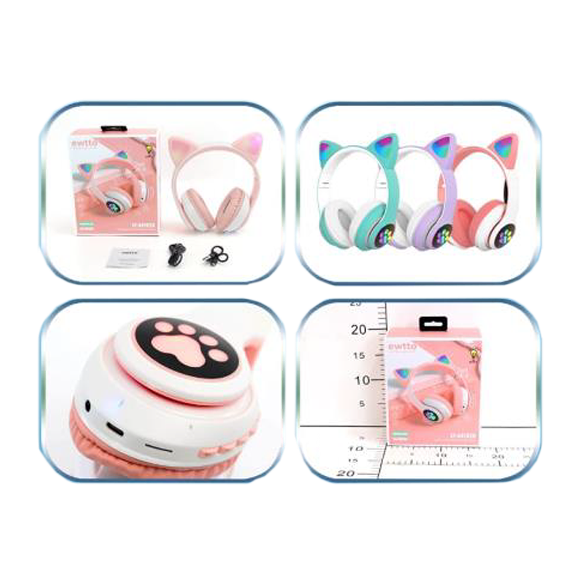 Audífonos Led Gato 2
