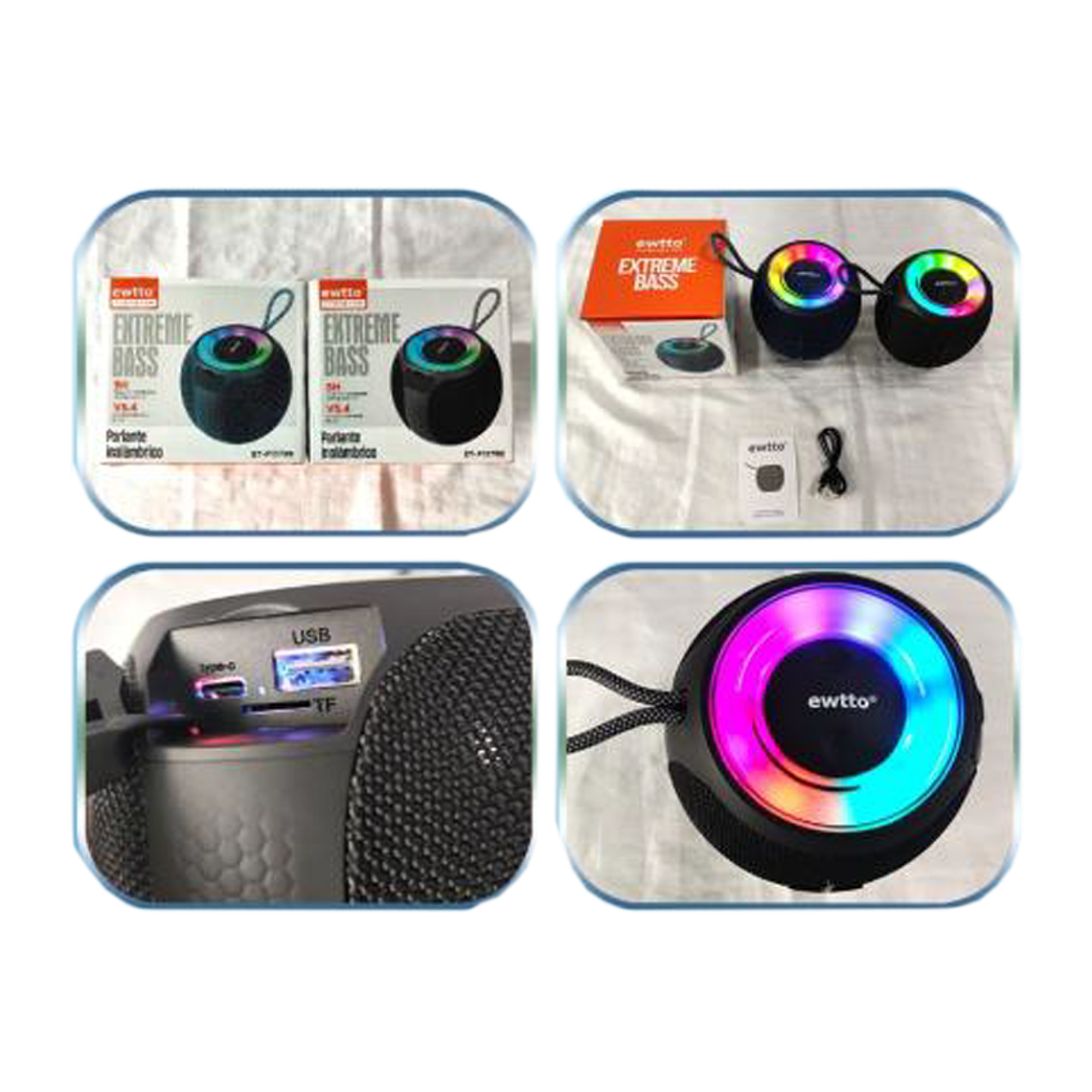 Parlante inalámbrico bass 2