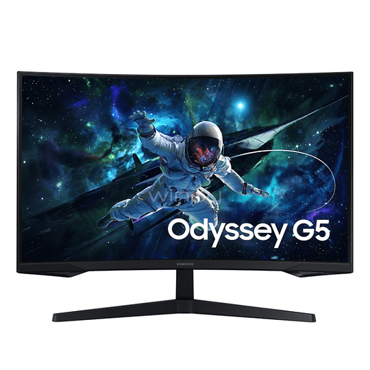 Monitor Gamer 32" Curvo Odyssey G5 - QHD, Panel VA, 165Hz(1ms), FreeSync Premium, HDR10 (LS32CG552ELXZS)