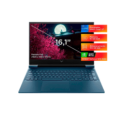 Notebook Gamer HP Victus 16 i7-11800H RTX 3060 6GB | 16GB RAM | SSD | 144Hz I chile 