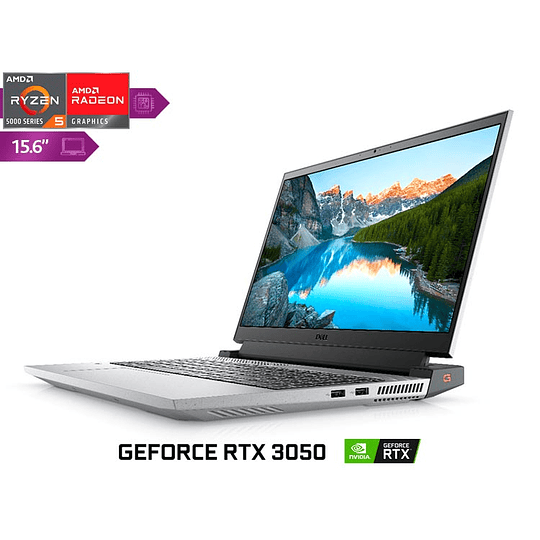 Notebook Gamer Dell G15 5515 Ryzen 5 RTX 3050 | 120Hz | Alto Rendimiento