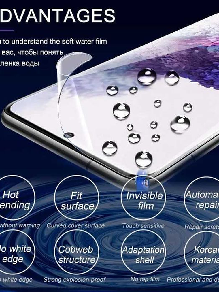 Pelicula de Hidrogel Para qualquer modelo de Telemovel, Camera, ETC 3