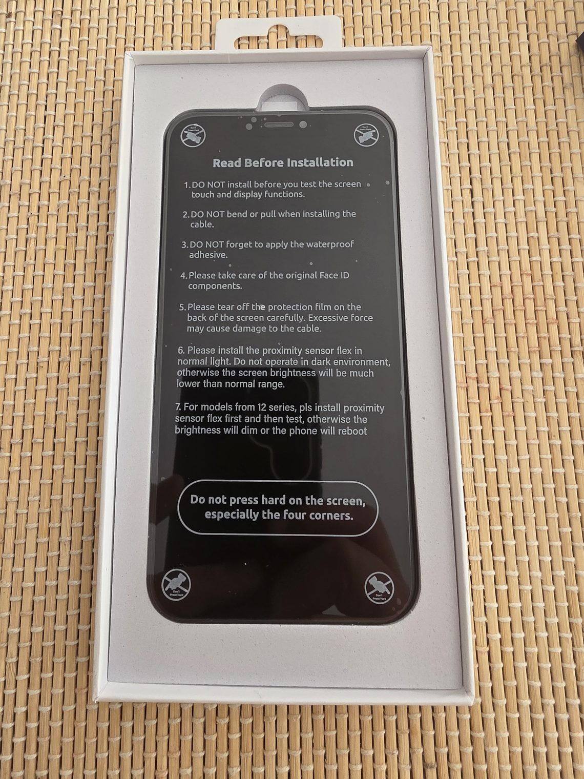 Ecrã Tela Display EBC Incell para Iphone X, 11, 12, 13 - Pro, Pro Max 2