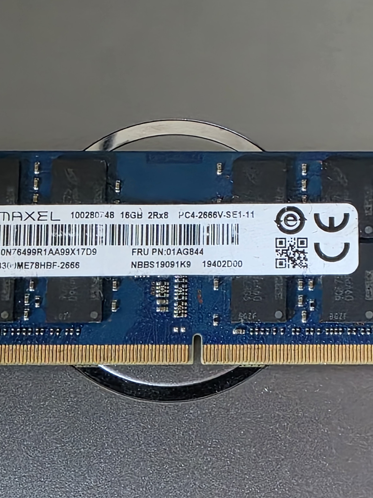 Memória RAM Ramaxel DDR4 SO-DIMM 16GB 2666MHz – RMSA30N-ME7BH8F 1