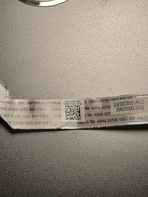 Cabo Flat do Botão Power Dell Precision 7550