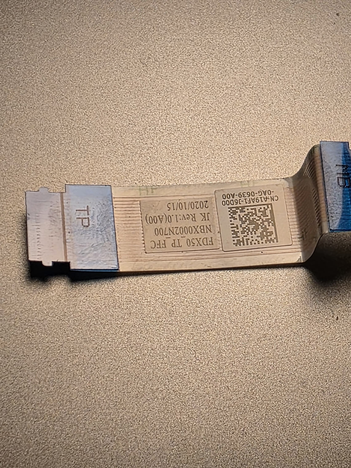 Cabo Flat do Touchpad Dell Precision 7550 DPN A19AF1 2