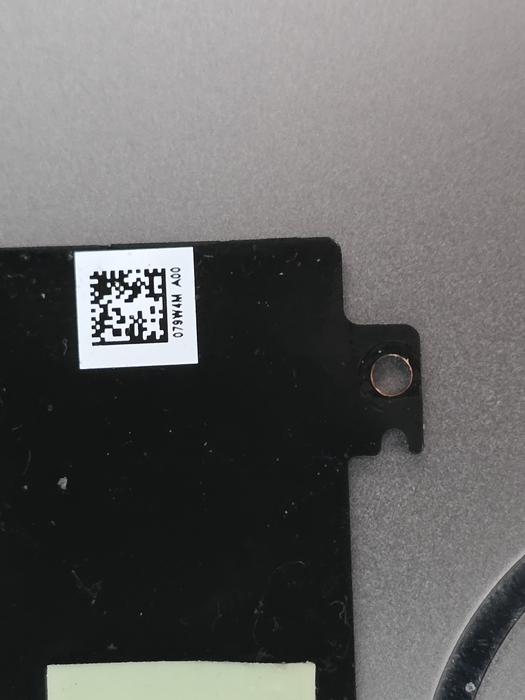 Dissipador NVMe Dell Precision 7550 / 7560 / 7750 / 7760 3