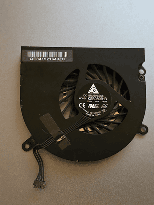 Ventoinha de Refrigeração MacBook Pro A1286 (2008–2012)