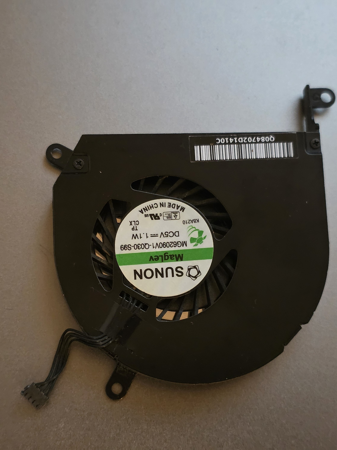 Ventoinha de Refrigeração MacBook Pro A1286 (2008–2012) 1