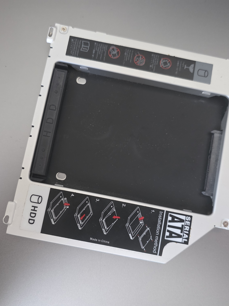 Adaptador para 2º HDD/SSD MacBook Pro A1286 1