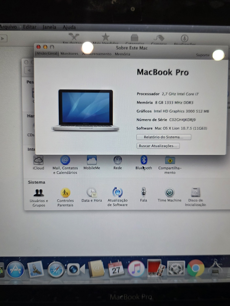 Tela Completa MacBook Pro A1278 (2010) 3