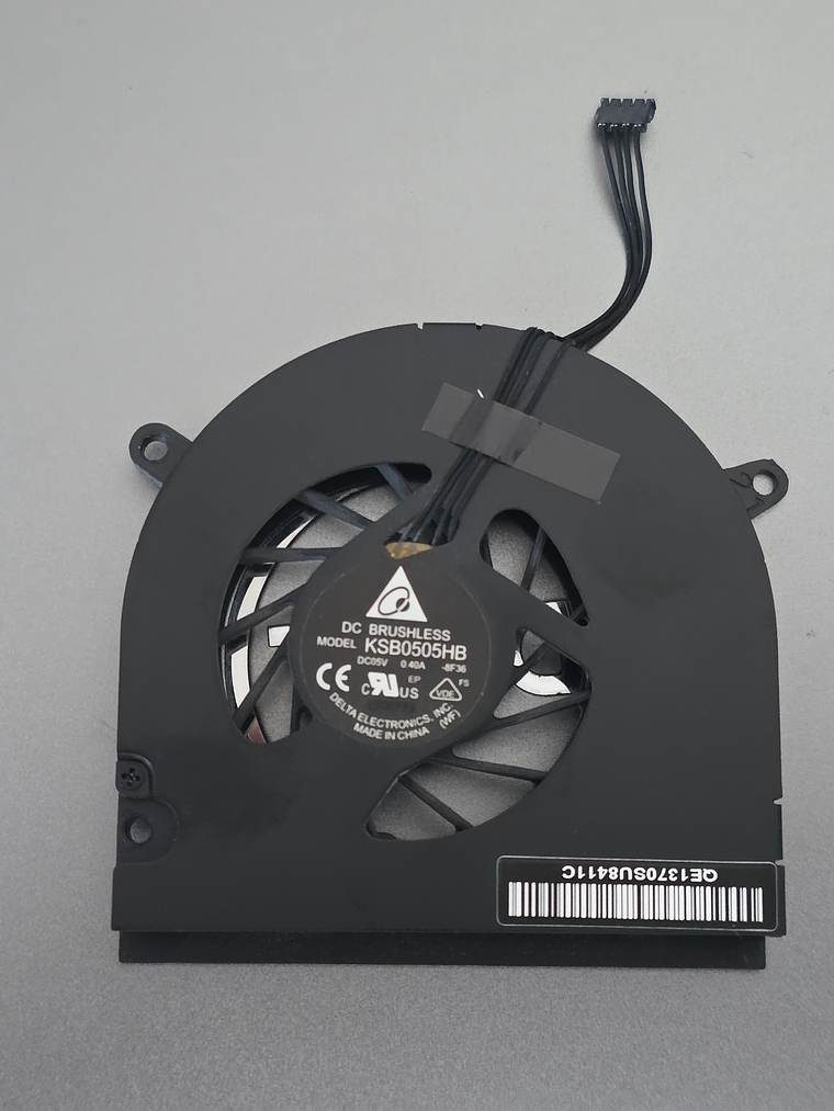 Cooler Ventoinha Original Apple – MacBook Pro A1278 (2009–2012) 1