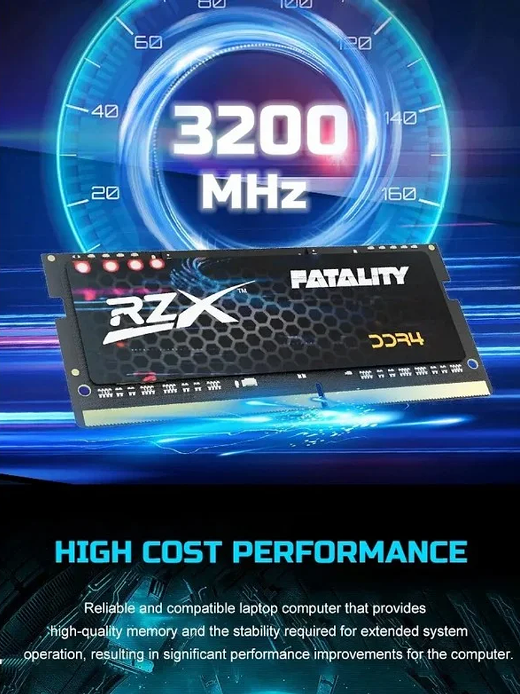 Memória RAM DDR4 – 32GB 3200MHz – RZX Fatality 5