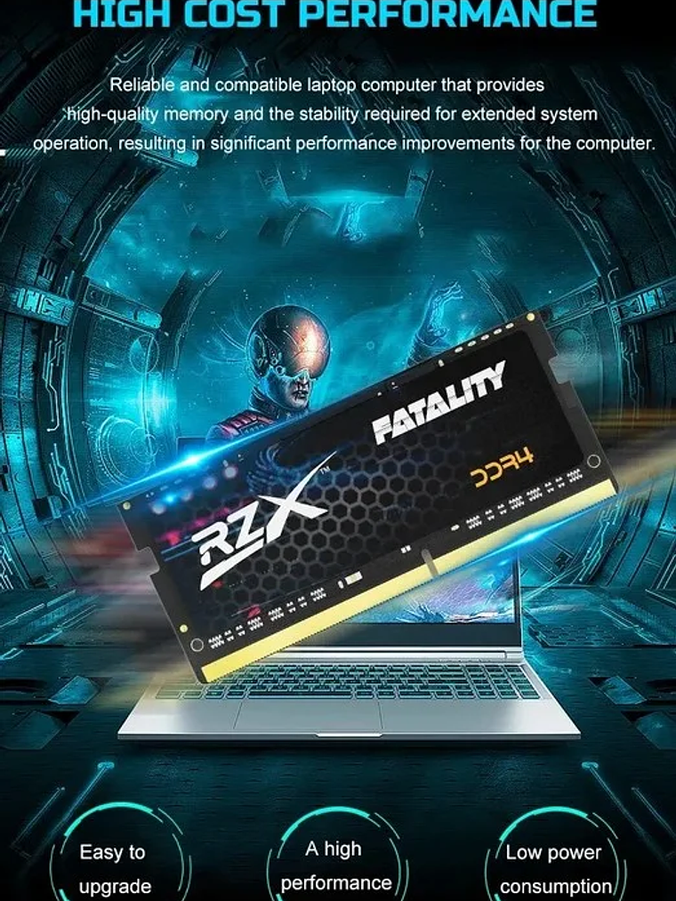 Memória RAM DDR4 – 32GB 3200MHz – RZX Fatality 6