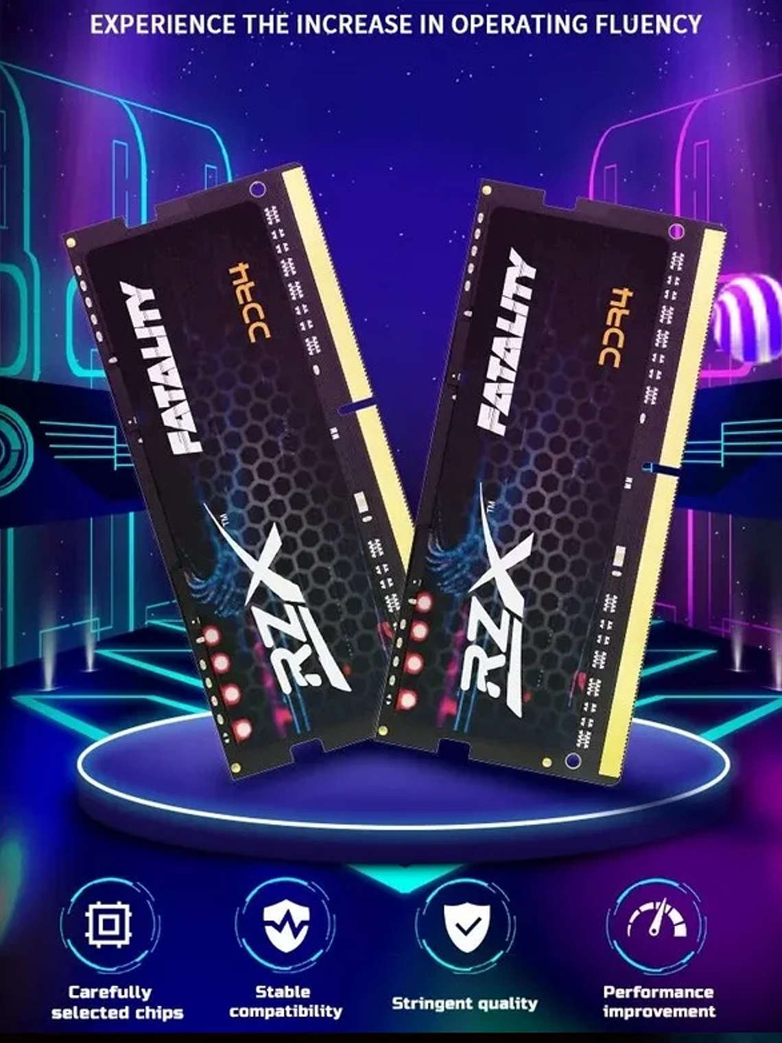 Memória RAM DDR4 – 32GB 3200MHz – RZX Fatality 7