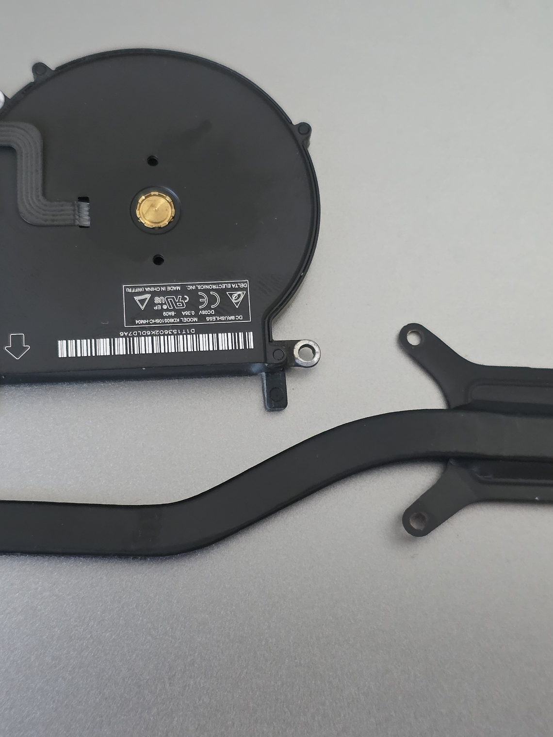 Cooler Dissipador MacBook Air A1370 2011 3